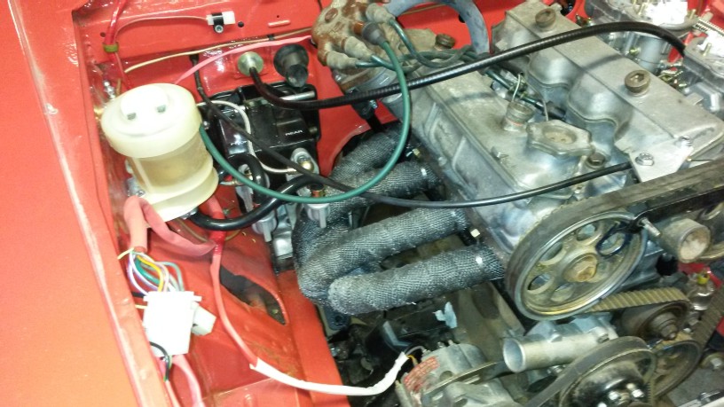 Engine off side