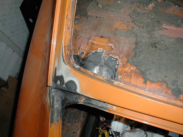 Repair welded in and cleaned up